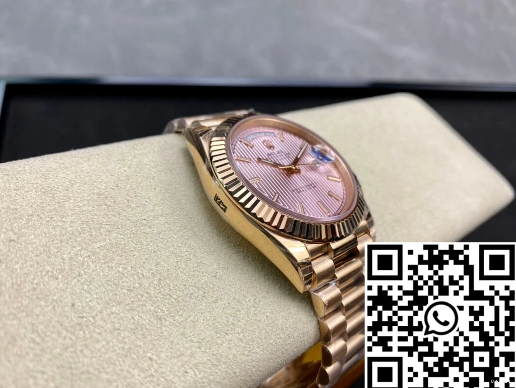 M228235-0005 Gold Rose Date Day EW Factory Rolex 0218
